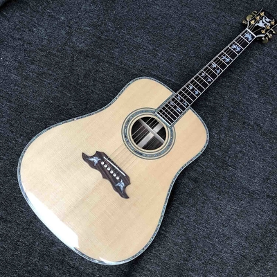 China Custom Dove Style 6 Strings 41 inch Solid Rosewood Back Side Spruce Top OEM Acoustic Guitar in Natural Color supplier