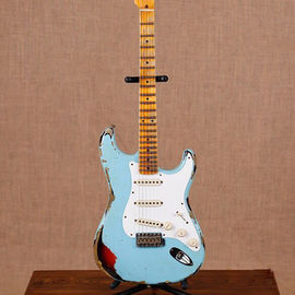 China Electric guitar,handmade 6 stings telecast guitar st electric Guitar relics style supplier
