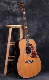 China D style solid cedar wood acoustic guitar 41 inch rosewood and maple Flame back Guitar supplier