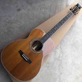 China OM42s acoustic guitar OM-42 acoustic electric guitar round OM body classic acoustic guitar solid spruce cedar top guitar supplier