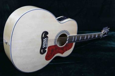 China Grand 12 Strings 43'' Jumbo Electric Acoustic Guitar Solid Spruce With Fishman 101 EQ supplier