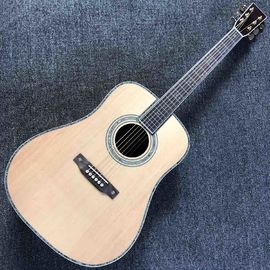 China Custom Dreadnought D Style Rosewood Backside and Fingerboard Acoustic Electric Guitar supplier