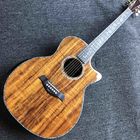 41 inch Solid KOA Top PS14 Acoustic Guitar Cocobolo Back Sides Real abalone Ebony Fingerboard TY Acoustic Guitar