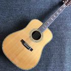 Custom Top Quality Solid Spruce Top Rosewood Back & Sides Acoustic Cutaway Guitar