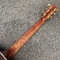 Custom OOO Body 39 inch abalone binding sunburst color solid rosewood back side acoustic guitar accept guitar bass OEM supplier