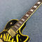 JACK DANIELS standard LP electric guitar guitar, black and yellow combination, gold pieces, free shipping supplier