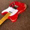 Electric guitar,handmade 6 stings telecast gitaar Tele electric Guitar relics by hands red color master build relic TL supplier