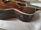 Solid mahogany wood left handed grand cutaway acoustic guitar jumbo size mahogany wood acoustic electric guitar supplier