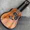 Factory KOA wood classic acoustic guitar,Life tree Ebony Fingerboard,Abalone inlays and binding,China 41 inchs acoustic supplier