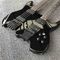 Custom Classic Black Steinberg Headless 4+6 Strings Electric Bass Guitar with Black Har support drop shipping supplier