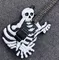 Top Quality 6 Strings Bones Black Skull Electric Guitar supplier